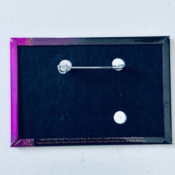 Lord of the Rings Fellowship of the Rings DVD Release Promo Pins Set of 12 - Picture 8 of 8